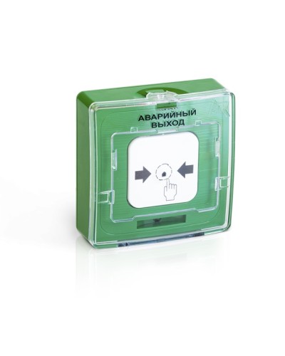 Устройство дистанционного пуска адресное Рубеж УДП 513-11 Аварийный выход (зеленый) прот. R3 в Ногинске Адресная система пожарной сигнализации РУБЕЖ Pintop.ru