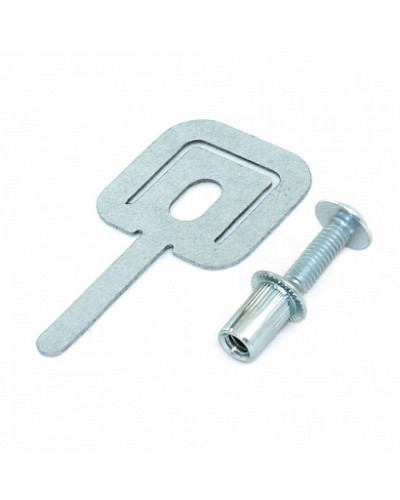 Комплекты для крепления ОКЛ с использованием винта, заклепки и хомута FR ПР-25 (100 шт) Промрукав (PR08.5203) в Ногинске Огнестойкие кабельные линии Pintop.ru