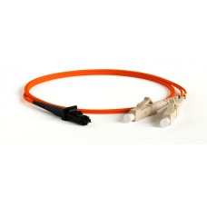 Патч-корд волоконно-оптический Hyperline FC-D2-50-MTRJM/PR-SC/PR-H-1M-LSZH-OR