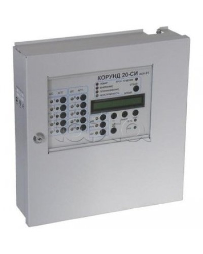 Прибор приемо-контрольный Специнформатика-СИ Корунд 20-СИ (ППКП 019/20-1 исп.01) на 10 шлейфов (с адаптером RS-485) в Ногинске Приборы контроля и управления (Ex) Pintop.ru