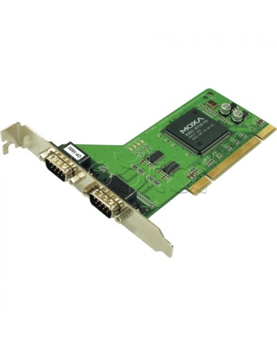 2-портовая плата RS-232 для шины Universal PCI Moxa CP-102U в Ногинске Сетевые карты Pintop.ru