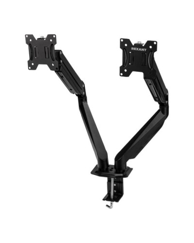Кронштейн для двух мониторов 13-32, настольный с газлифтом, серия PROFI REXANT 38-0357 в Ногинске Системы видеонаблюдения Pintop.ru