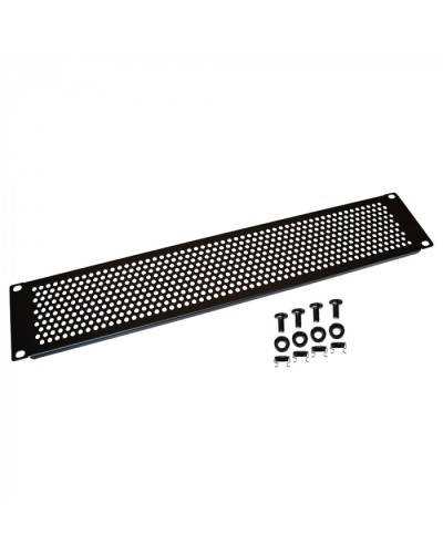 19 вентиляционная фальш-панель 2U, черная LANMASTER (LAN-DC-VNP-2U) в Ногинске Вентиляторные модули Pintop.ru