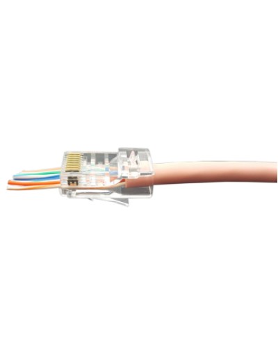 Разъем легкой оконцовки RJ-45 (8P8C) под витую пару Hyperline (PLEZ-8P8C-U-C5-100) в Ногинске Патч-корды и пигтейлы Pintop.ru
