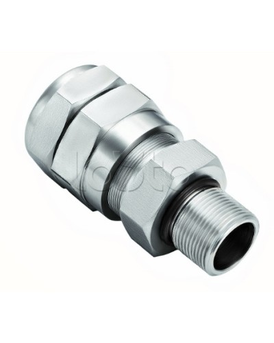 Кабельный ввод для бронированного кабеля с уплотнением внутренней оболочки кабеля резьбой G1/2, внешним диаметром кабеля D= 8-12мм и проходным диаметром кабеля d= 4-8 мм Спектрон КВБ-12/8-М-G1/2 в Ногинске Аксессуары для кабель-канала Pintop.ru