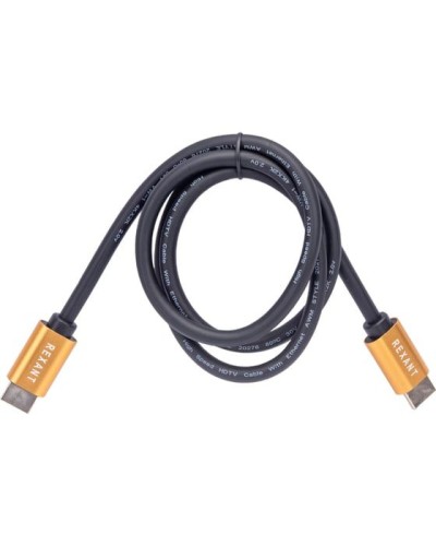 Кабель HDMI - HDMI 2.0, 1м, Gold REXANT 17-6102 в Ногинске Системы видеонаблюдения Pintop.ru