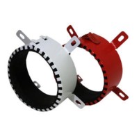 Муфта противопожарная Огнеза «ОГНЕЗА-ПМ/110», замок-стяжка тип "лягушка", цвет серый