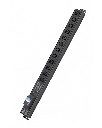 Блок распределения питания вертикальный для 19 шкафов DKC R5VIEC12CBOP в Ногинске Блоки розеток Pintop.ru