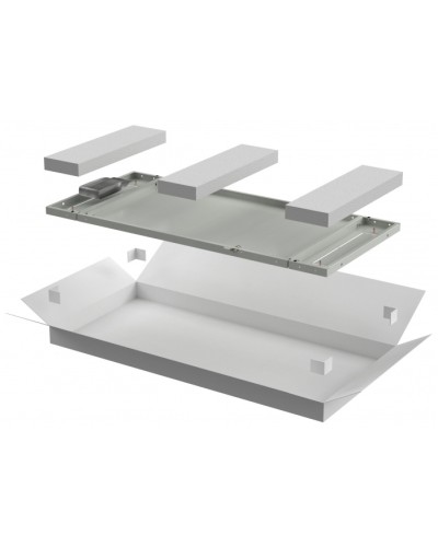 ITK LINEA N Панель задняя 600мм шкафа 42U сер. (LN35-42U6X-ZM) в Ногинске Аксессуары для стоек и шкафов Pintop.ru