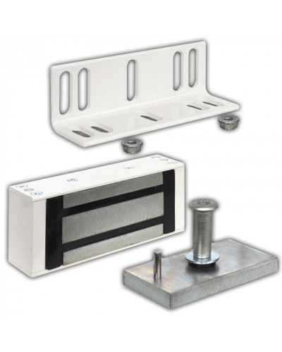 Замок электромагнитный Олевс М1-400 белый в Ногинске Электромагнитные замки Pintop.ru