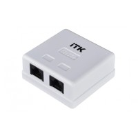 Розетка RJ-45 кат.5е 2-порта ITK CS2-1C5EU-22