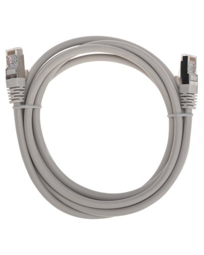 Патч-корд S/FTP, CAT 6A (10G), RJ45-RJ45, 28AWG, LSZH, серый, 2м REXANT 02-0390-2 в Ногинске Патчкорды (медные) Pintop.ru