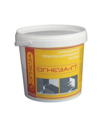 Герметик противопожарный терморасширяющийся Огнеза ОГНЕЗА-ГТ, ведро 3 кг., цвет серый в Ногинске Дополнительное оборудование пожаротушения Pintop.ru