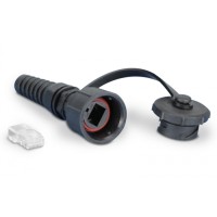 Промышленный разъем RJ-45 8P8C Hyperline PLUG-IE-8P8C-PV-C6