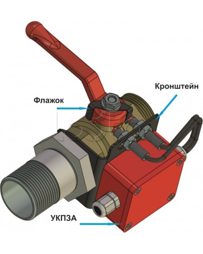 Кронштейн КШ-20-46-И (для УКПЗА v1, v2) Спецавтоматика в Ногинске Дополнительное оборудование пожаротушения Pintop.ru