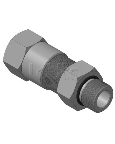 Кабельный ввод для бронированного кабеля с уплотнением внутренней оболочки кабеля резьбой G1/2, внешним диаметром кабеля Dm=14-18 мм и проходным диаметром кабеля d=8-12 мм Спектрон КВБ-18/12-Н-G1/2 в Ногинске Аксессуары для кабель-канала Pintop.ru