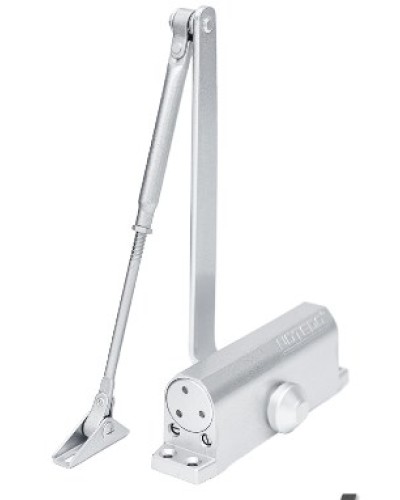 Доводчик NOTEDO DC-090-НО EN4 с ФОП (серебро) в Ногинске Доводчики Pintop.ru