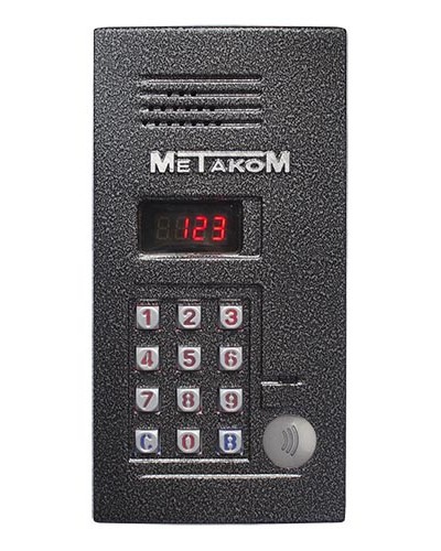 Блок вызова домофона Метаком MK2012-MFE в Ногинске Блоки вызова многоабонентные Pintop.ru