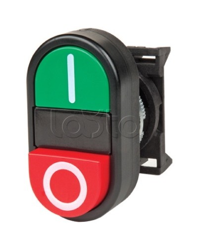 Кнопка двойная плоская с линзой для подсветки DKC ABFLM в Ногинске Кнопки выхода Pintop.ru