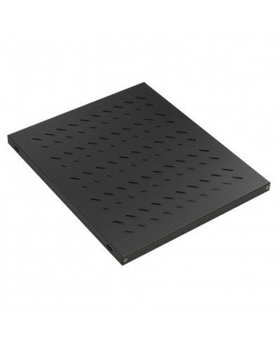 Полка стационар. 19, для шкафов глуб. 600, 370мм, нагрузка 50 кг, чер. Datarex DR-421111 в Ногинске Полки для шкафов и стоек Pintop.ru