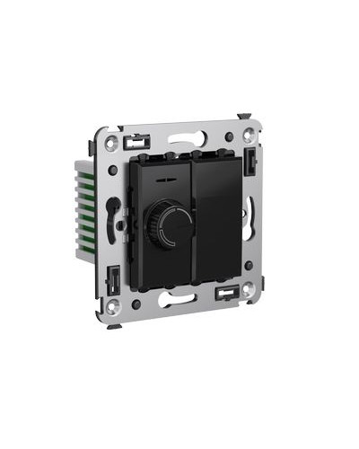 Диммер поворотный в стену, Avanti, Черный квадрат DKC 4402133 в Ногинске Аксессуары для стоек и шкафов Pintop.ru