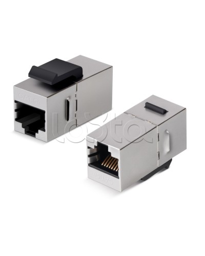 Адаптер проходной Cabeus CA-KJ-8p8c-C5e-SH в Ногинске Проходные адаптеры RJ-45 и разветвители Pintop.ru