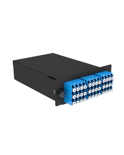 Кассета кроссовая черный Cabeus (FO-9-3x12MPO(m)/А-36xLC/U-A-BK) в Ногинске Кросс оптический Pintop.ru