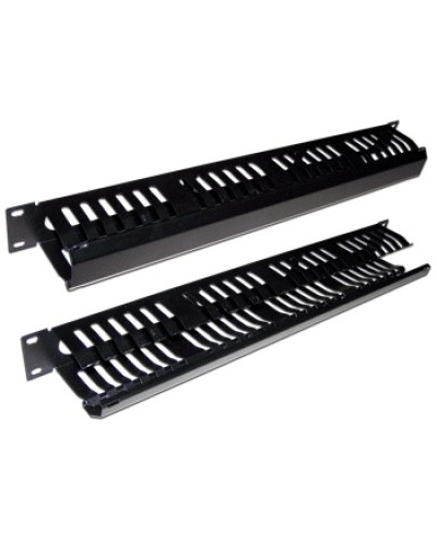 Органайзер кабельный 19 1U c крышкой на 24 порта TWT TWT-ORG/CV24-1U в Ногинске Кабельные органайзеры Pintop.ru