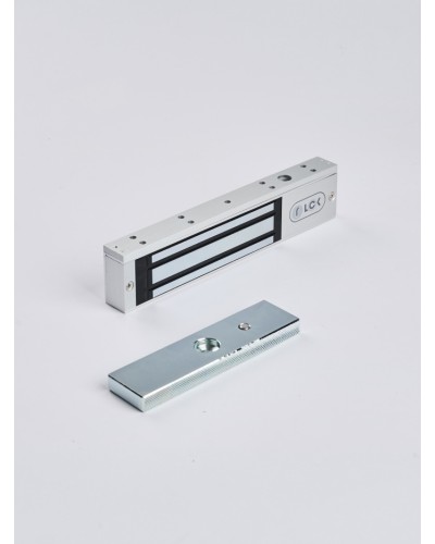 R-Lock RL-EM180-L0S - Электромагнитный замкок, 180кг, DC12/24B, цвет серебристый сатинированный алюминий RAL 7047 в Ногинске Электромагнитные замки Pintop.ru