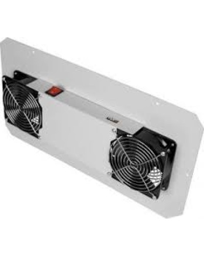 Блок вентиляторный TLK (TLK-FAN2-TERM-GY) для настенных шкафов серии TWC и TWA в Ногинске Вентиляторные модули Pintop.ru