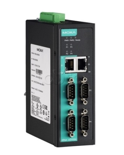 Сервер 4-портовый RS-232/422/485 в Ethernet Moxa NPort IA 5450A в Ногинске Дополнительное оборудование для ОПС Pintop.ru