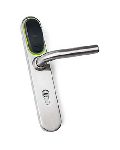 Замок электромеханический для двери IronLogic Eurolock EHT net (серебро) dd = 92 мм в Ногинске Электромеханические замки Pintop.ru