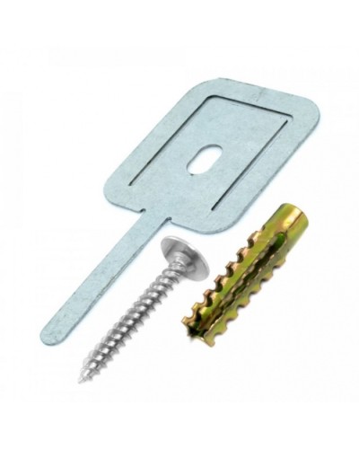 Комплекты для крепления ОКЛ с использованием самореза, дюбеля и хомута FR ПР-40 (100 шт) Промрукав PR08.5201 в Ногинске Огнестойкие кабельные линии Pintop.ru