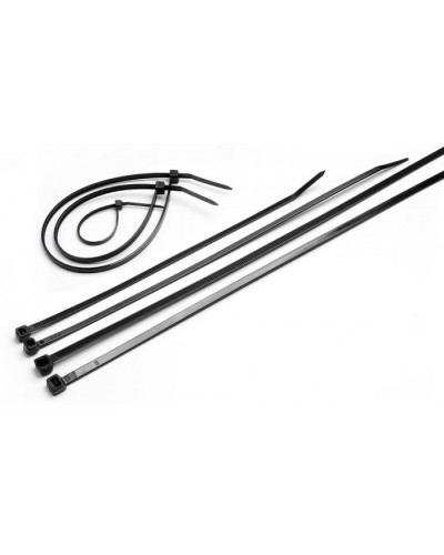 Стяжка нейлоновая неоткрывающаяся, безгалогенная (halogen free), 100x2.5мм, черная (100 шт) Cabeus CTBL-100 в Ногинске Стяжки-хомуты Pintop.ru